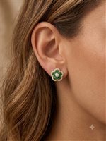 Orecchini Cianfrone Gioielli Donna in Argento OAO7369-VERDE - OAO7369-VERDE
